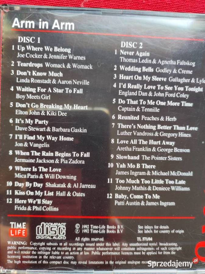Arm in arm the emotion collection 1992 CD sprzedam