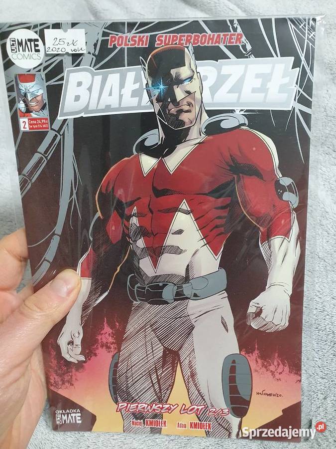 Biały Orzeł Polski Superbohater 3 komiksy różne kredowy papier  Gdynia sprzedam