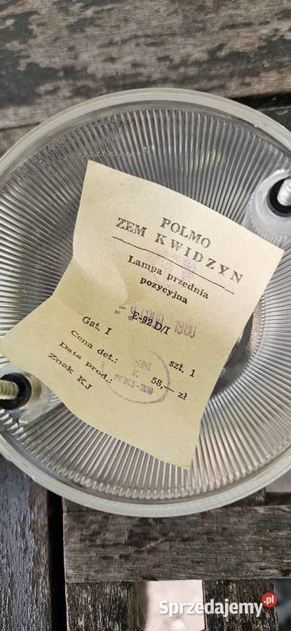 1980 Nowa lampa białapozycyjnaZEM Polmo Kwidzyń lubuskie Gorzów Wielkopolski