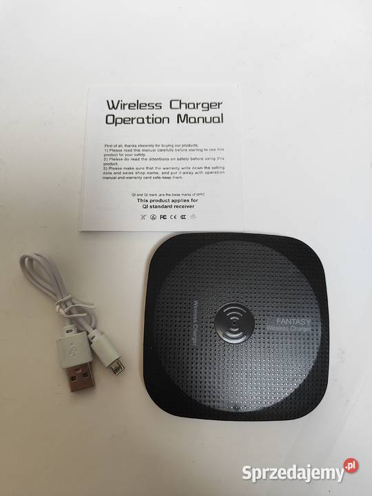 Ładowarka Indukcyjna Bezprzewodowa Czarna 45V55V Pozostałe Stalowa Wola