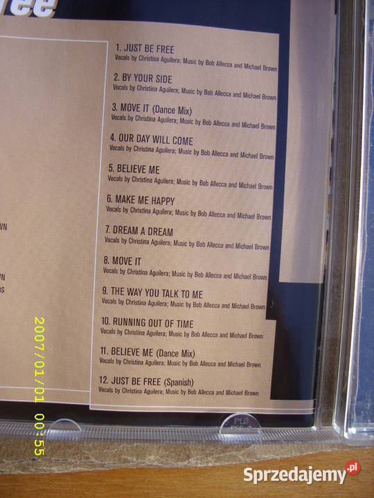 CHRISTINAAQUILERA JUST BE FREE POP CD dolnośląskie Wołów