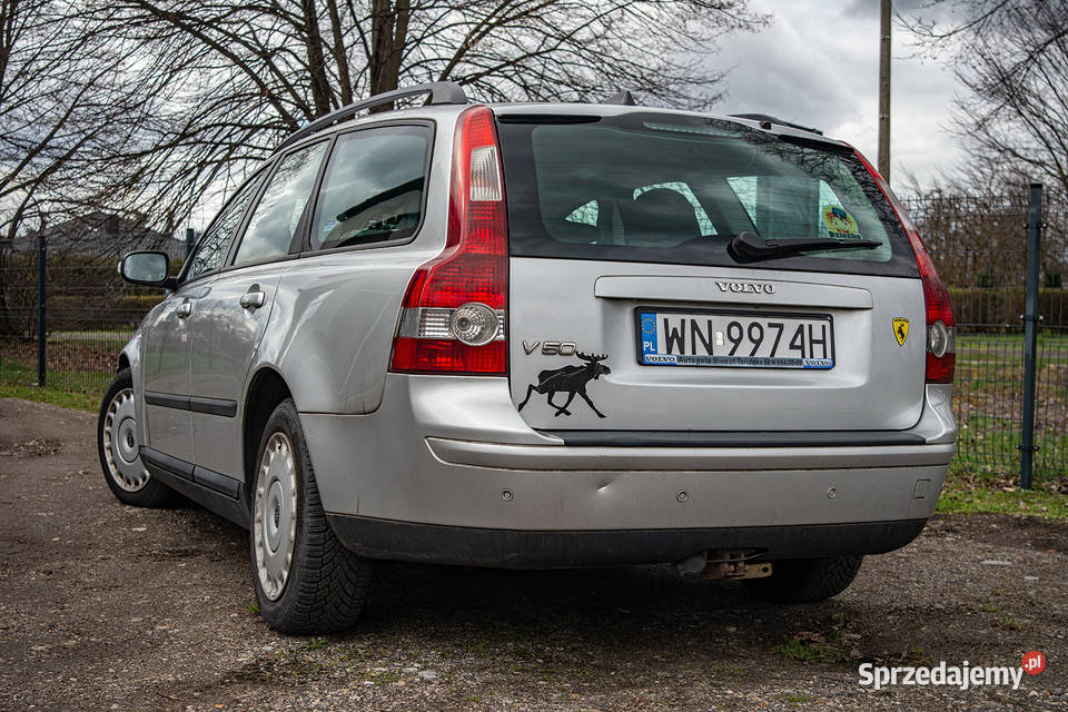 Srebrne Volvo V50 20D z 2006 r Sosnowiec