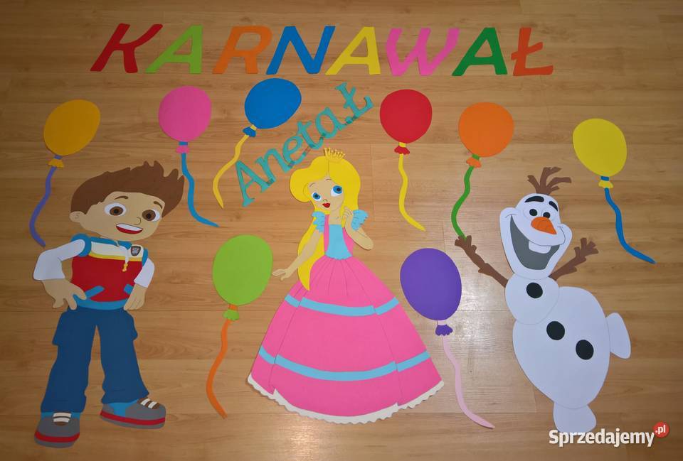 Dekoracje na Dzień Karnawał z brystolu 504 102 Garwolin