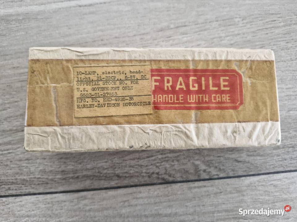 Harley WLA WLC oryginalna żarówka GE NOS