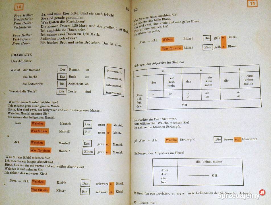 Deutsch Ein Lehrbuch Fur Auslander 1 H Dieling R twarda Chełm