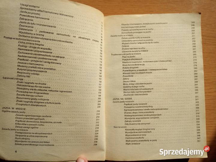 Doświadczony kierowca radzi 1979r Witold Rychter Dąbrowa Górnicza