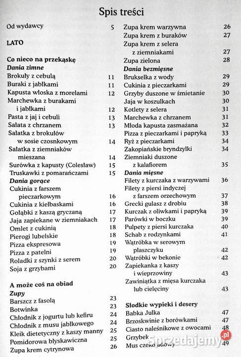 Wyśmienite dania na 4 pory roku Jerzy Mańkowski lubelskie Chełm