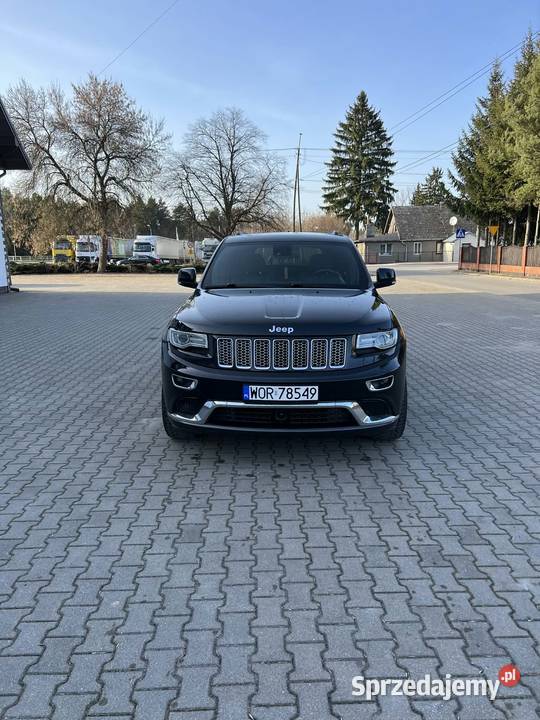 Jeep Grand Cherokee 30 CRD V6 Summit 250 Polski światła LED mazowieckie Ostrów Mazowiecka