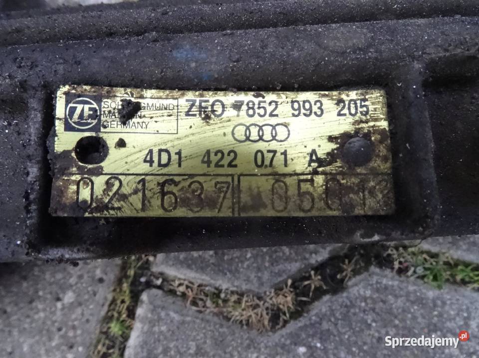 4D1422071A AUDI A8 D2 MAGLOWNICA PRZEKLADNIA Motoryzacja wielkopolskie Przemęt sprzedam