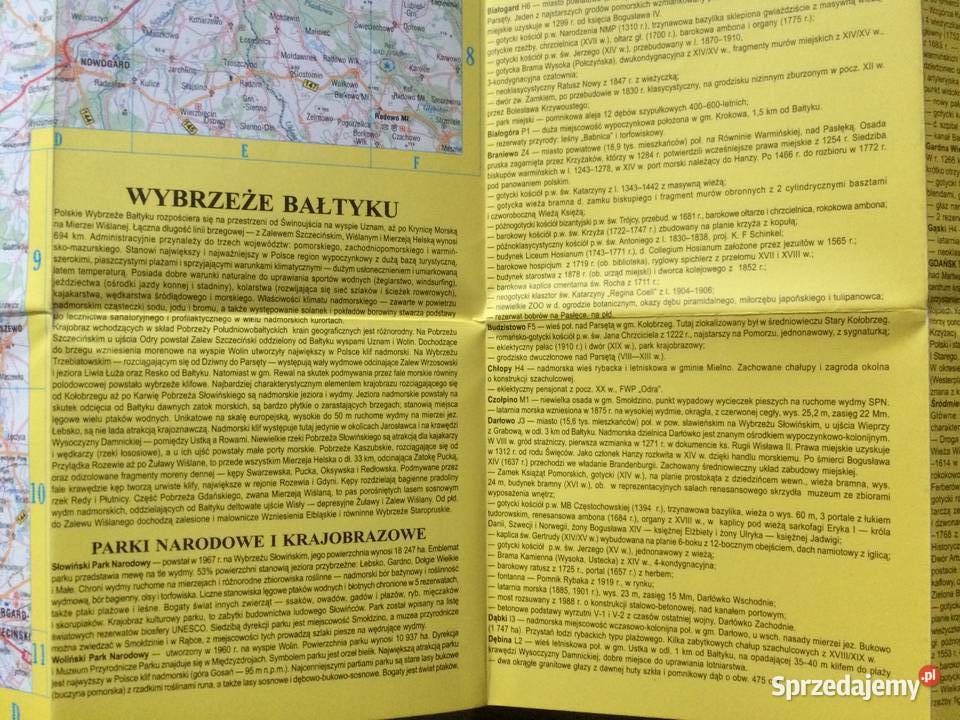 734 Mapa Wybrzeże Bałtyku Szczecina I Okolic zachodniopomorskie Szczecin