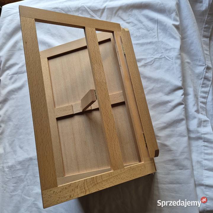 Sztaluga bukowa stołowa z szufladkami nowa Brzesko