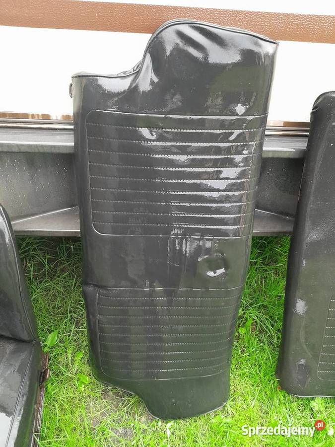 Fiat 126p ST kanapa tyl i fotel kierowcy czarny