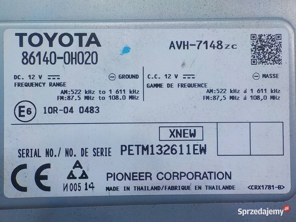 TOYOTA AYGO II 10 VVTI 16r HB 5D radio nawigacja Suków