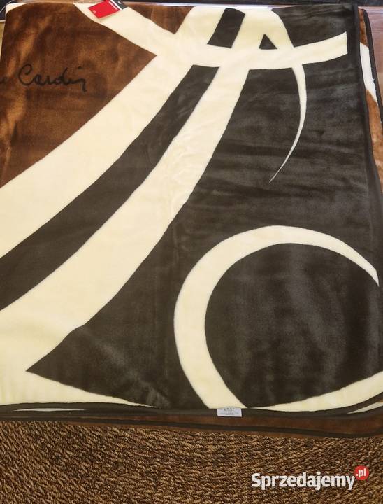 Luksusowy KOC Nancy marki Pierre Cardin brąz Lublin