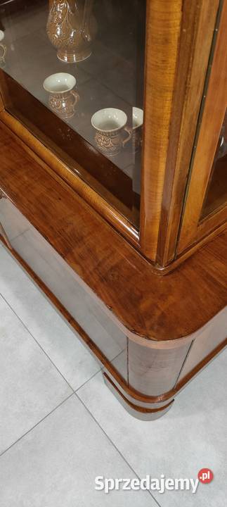 Piękna serwantka witryna art deco Łagów