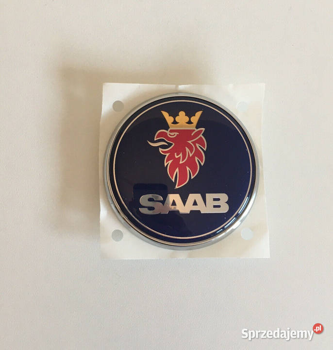 NOWY emblemat okrągły SAAB 50mm znaczek logo na Zamość