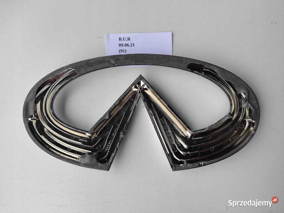 EMBLEMAT LOGO GRILL INFINITI QX70 1216 QX80 1416 osobowe Nowy Tomyśl sprzedam