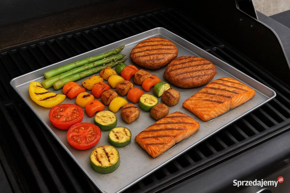 BLACHA PŁYTA NIERDZEWNA GRILLOWA 40x30 ociekowa Skawina