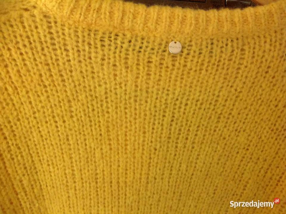 Sweter Żółty Moherowy Rich Royal S Wełna Moher