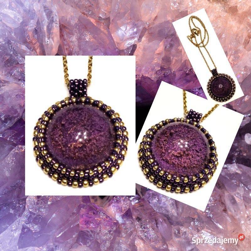 WISIOREK FIOLETOWOZŁOTY Z ŻYWICĄ Warszawa sprzedam