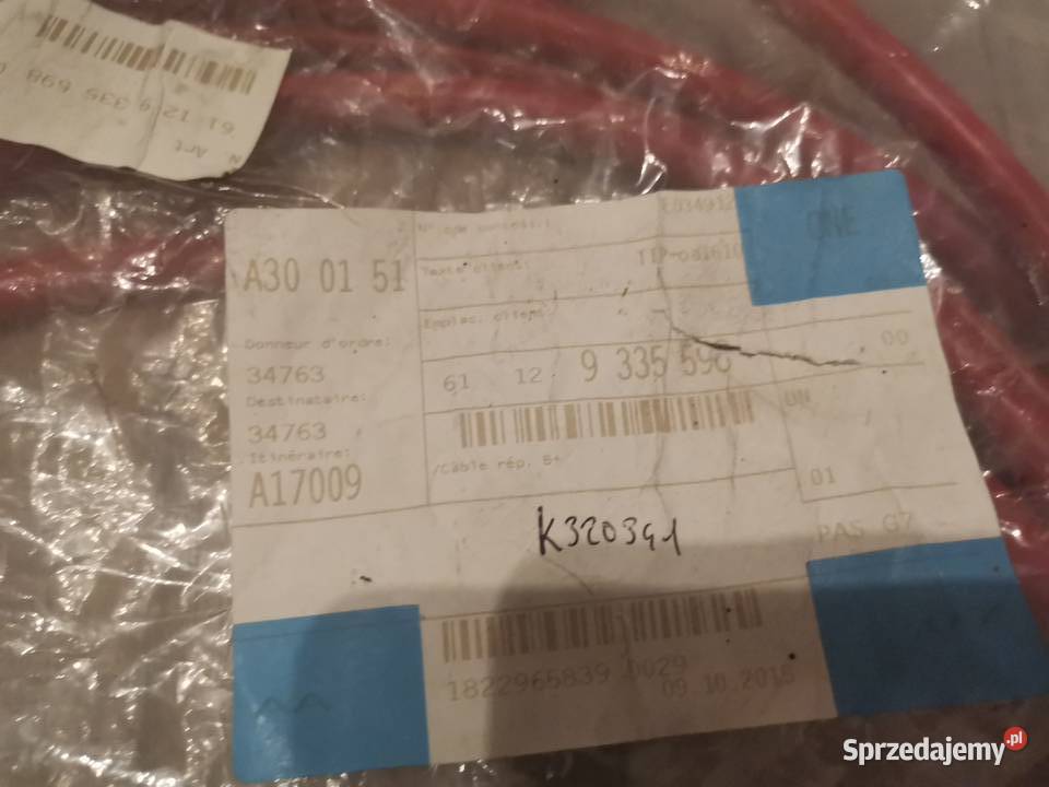 BMW 3 4 ORYGINALNY KABEL NAPRAWCZY B 61129335598 Międzychód