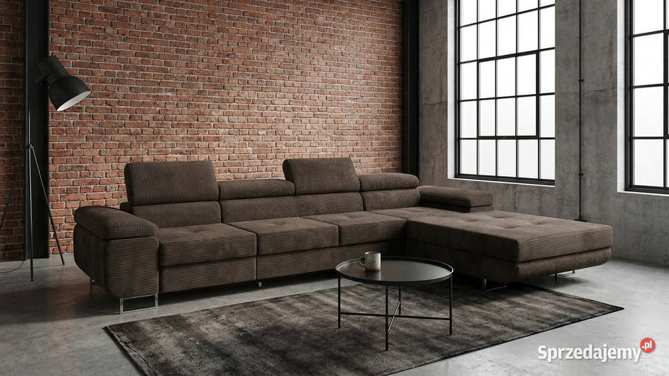 Narożnik z funkcją spania Madryt lewy 352x203 Katowice