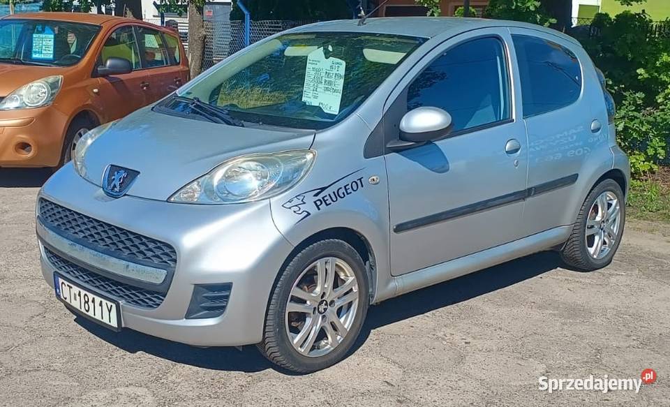Peugeot 107 2009 10 benzyna silnik toyoty Rok produkcji 2009 Bydgoszcz