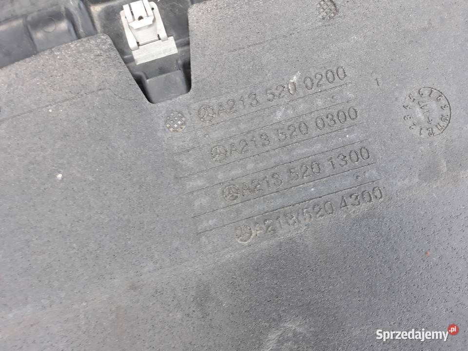 MERCEDES W213 PŁYTA OSŁONA POD SILNIK Międzychód sprzedam