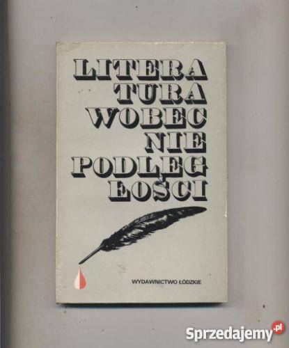 Literatura wobec niepodległości Z problemów Pozostałe Szczecin sprzedam