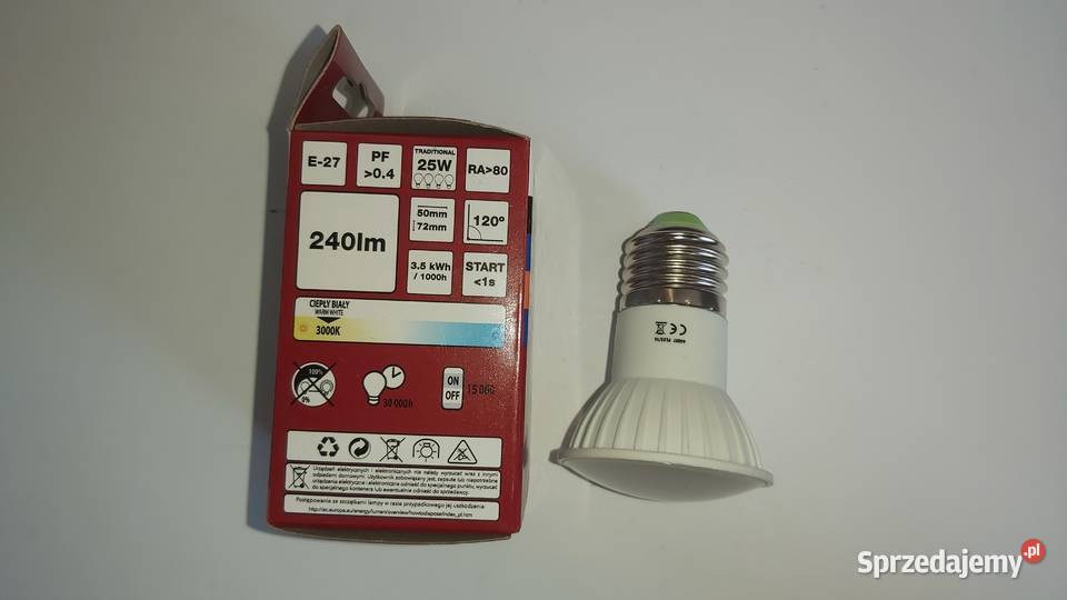 Żarówka ABELITE LED 35W E27 CIEPŁA 3000K 240 Wyszków