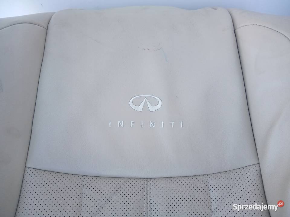 TAPICERKA POSZYCIE FOTELA PL INFINITI QX70 FX30d osobowe Części samochodowe wielkopolskie Nowy Tomyśl