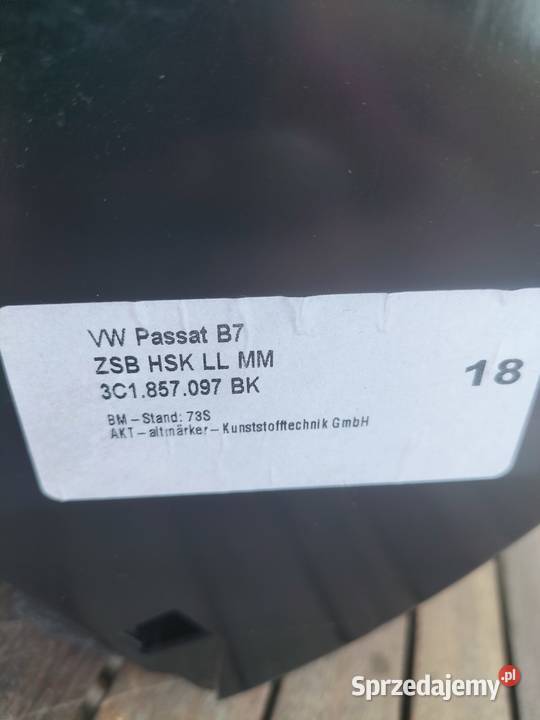 Oryginalny schowek VW Passat B7 klimatyzowany dolnośląskie Chocianów
