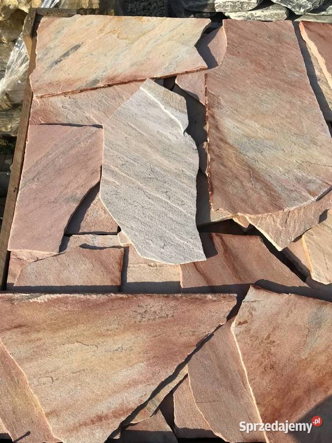 RÓŻOWY ŁUPEK TWARDY KAMIEŃ na Schody Elewację Warszawa