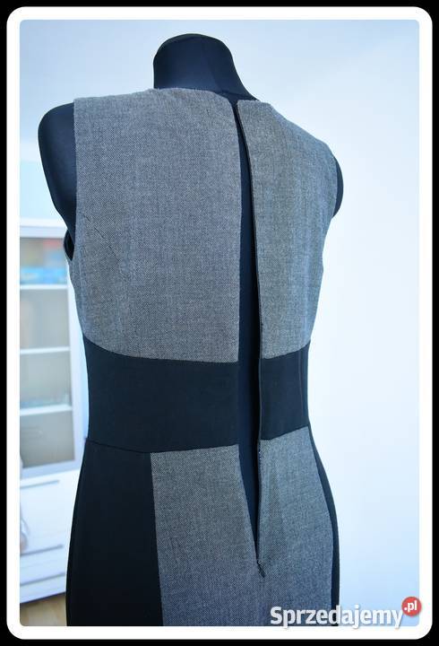 RH sukienka czarnoszara 40 L