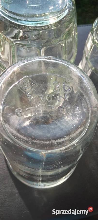 Kolekcjonerskie szklanki musztardówki podlaskie
