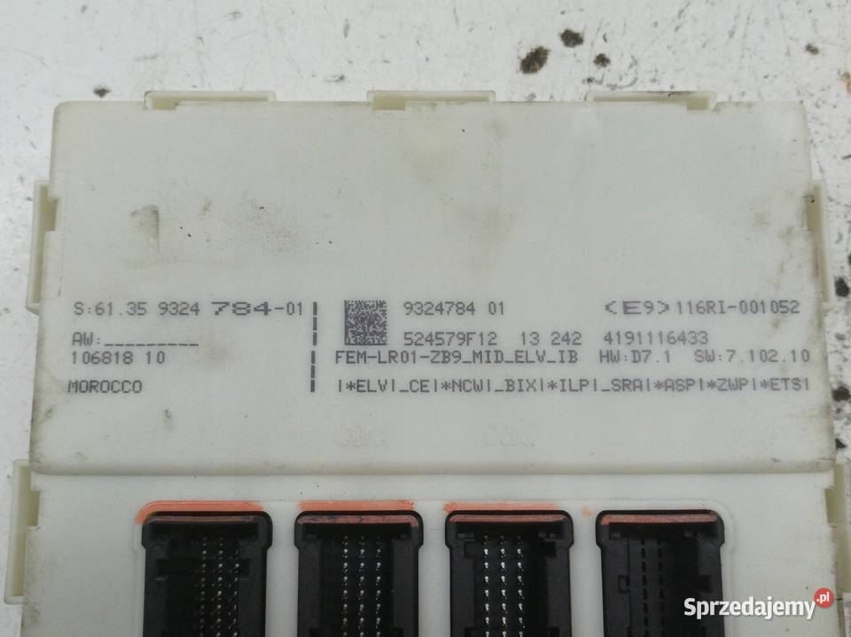 MODUŁ KOMFORTU 9324784 Bmw Seria 1 II 20112019