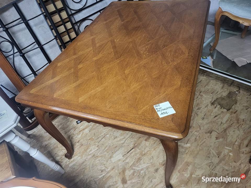 Stylowy stół LUDWIKOWSKI chippendale dębowy z Stoły Sypniewo