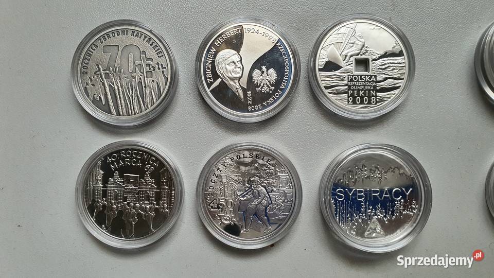 monety srebro 20 10 34