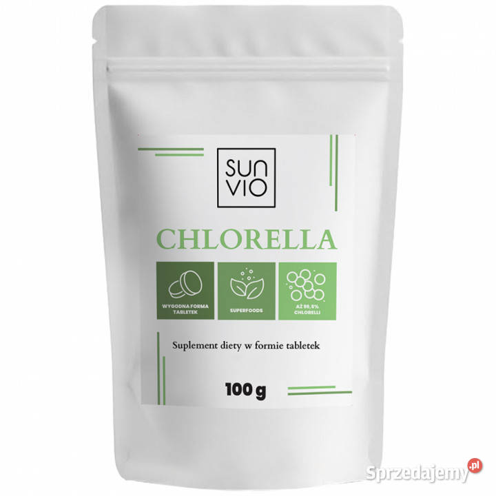 SunVio Chlorella tabletki 400 tabletek 100g
