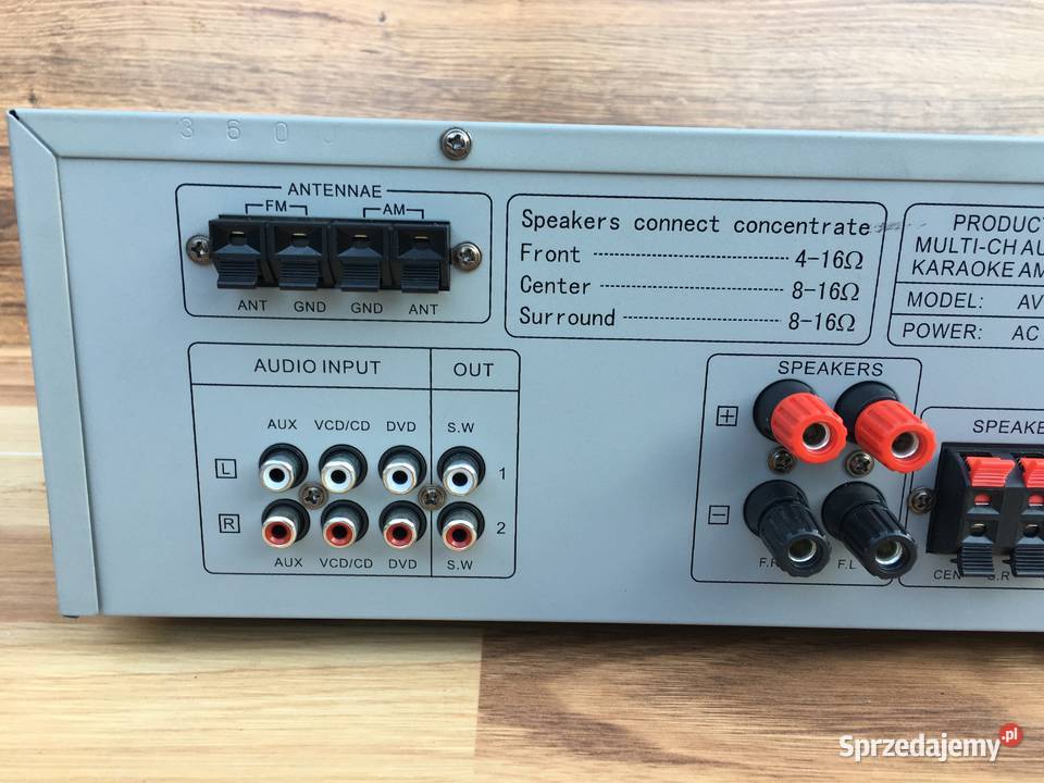 Amplituner karaoke HYUNDAI AV13600 pilot Opole