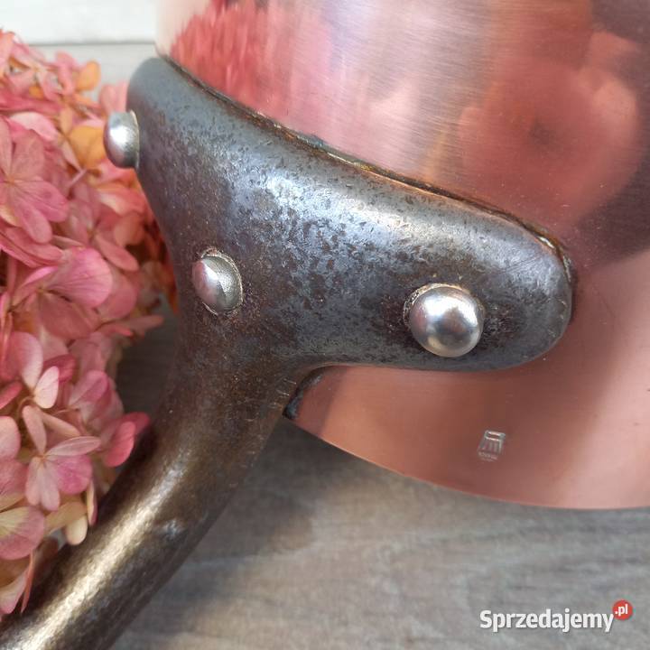 Profesjonalny miedziany rondel poj 3 litry grube mazowieckie Warszawa