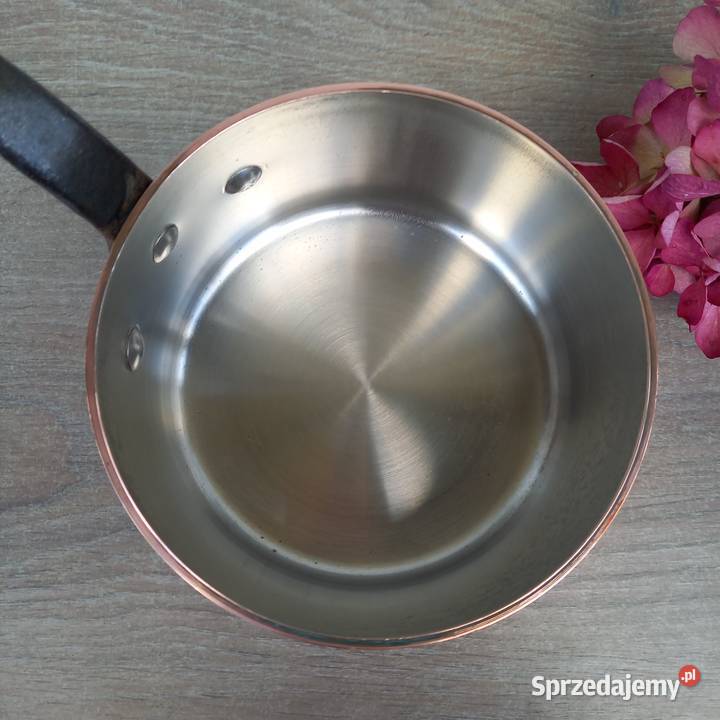 Profesjonalny miedziany rondel poj 18 l grube Warszawa