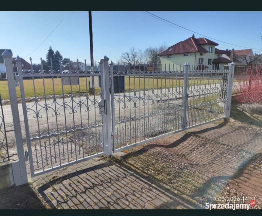 Brama kuta wjazdowa furtka słupki Grojec