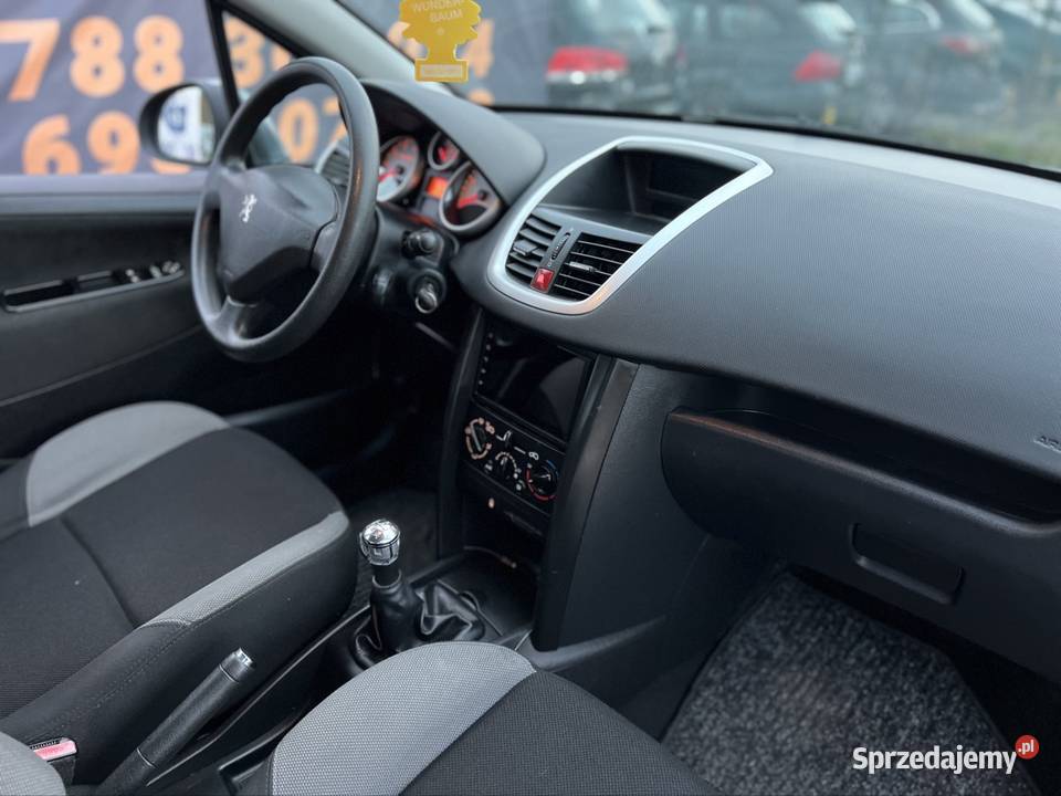 Peugeot 207 benzyna mały przebieg 2008 manualna śląskie