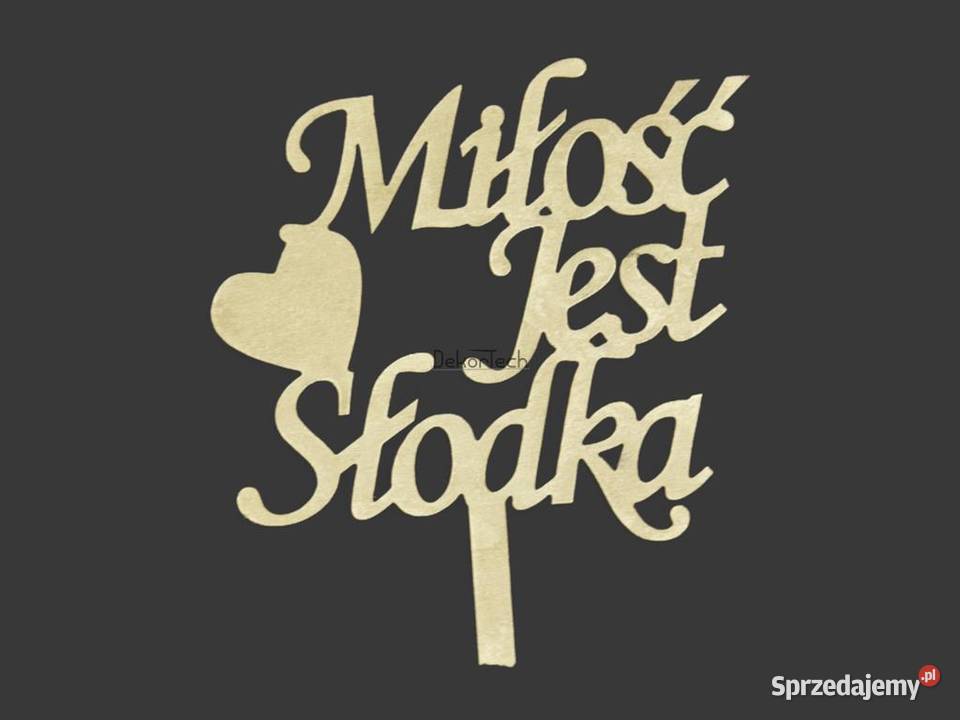Topper na tort weselny wesele wieczór panieński
