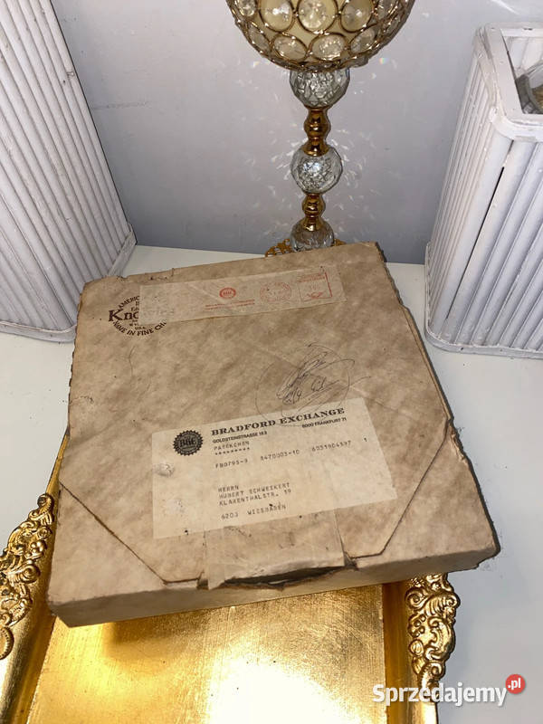 Profesor knowles Norman Rockwell talerz Porcelana i szkło Kraków sprzedam