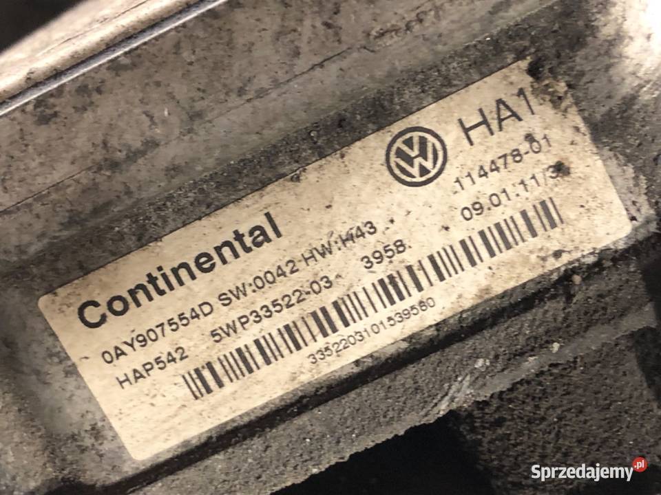 MOST DYFER TYŁ VW TIGUAN 0AY907554D 20 136 0718 osobowe Motoryzacja