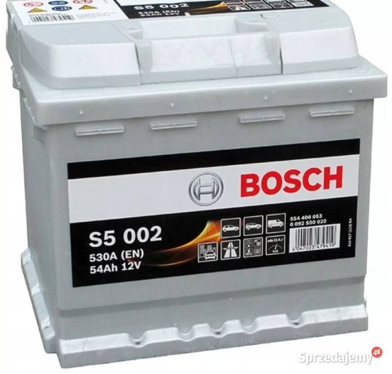 Akumulator BOSCH SILVER S5002 54Ah 530A Darmowa Akumulatory Rzeszów