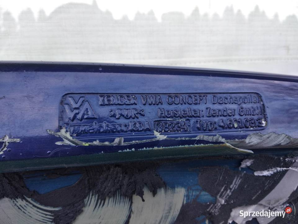 VW Golf 4 IV hatchback HB lotka spoiler na klapę Sieradz