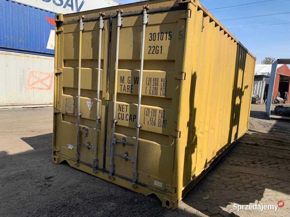 Kontener magazynowy 20DV 6 metrowy szczelny Łódź